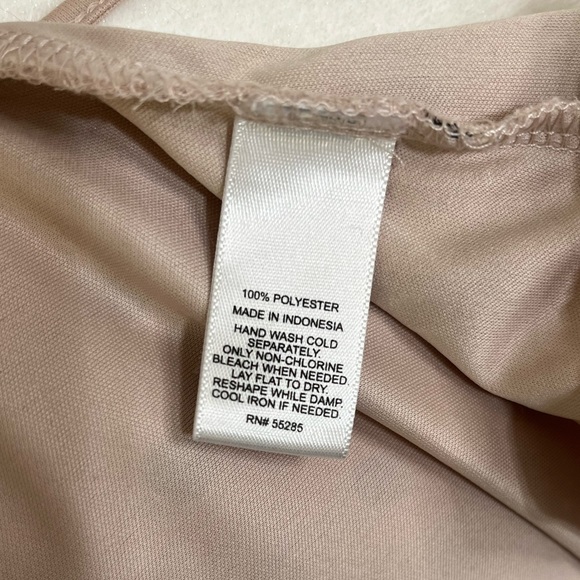 Express Fully Lined, Blush & Black Polka Dot Tank - Picture 7 of 7